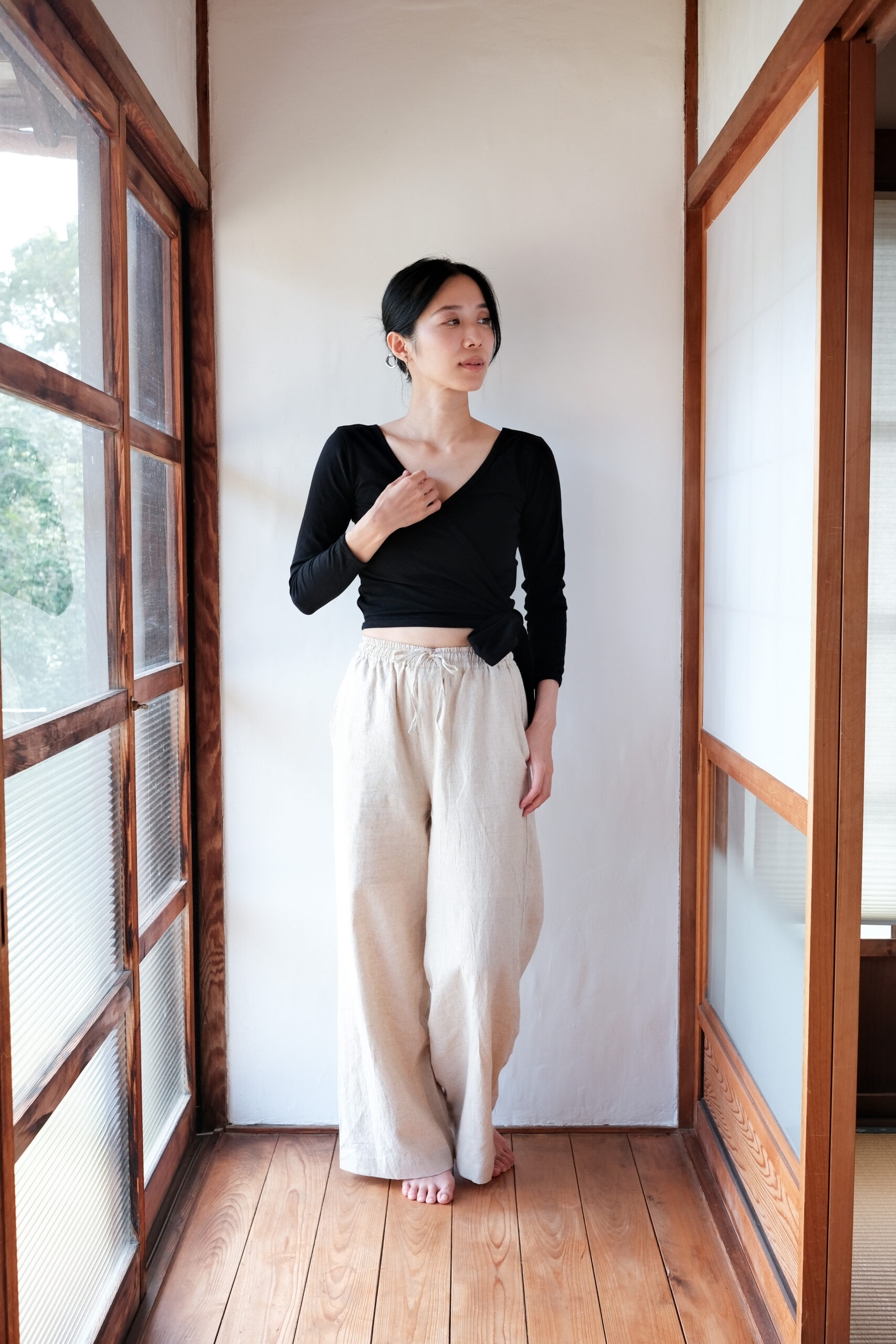 Earthy lounge pants (natural) - 画像 (3)
